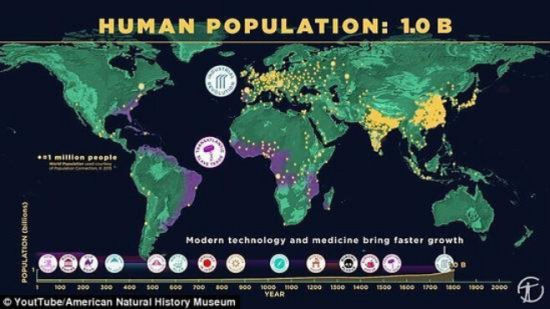 随着世界人口的_世界人口增长进程-70亿 地球如何承受人口之重(2)