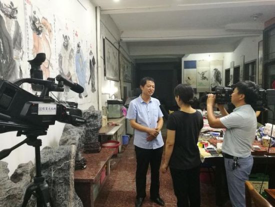 中国经贸文化网专访灵璧钟馗画青年艺术家徐善