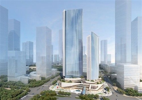 中建六局承建的珠海横琴金融租赁总部大厦项目