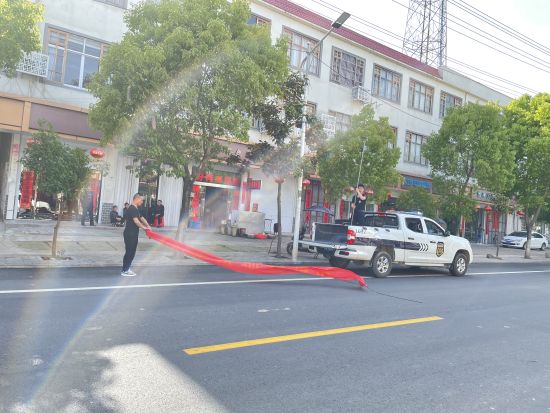 六安市张店镇全体总动员服务保障最热五一黄金周