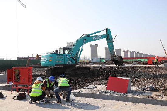 安徽五河:合新新高铁建设如火如荼