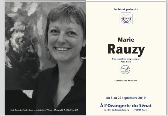 【2019年9月5日-22日，玛丽·罗兹画展在法国国家议会展览中心展出】