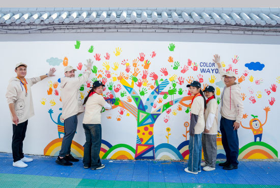 「为爱上色」公益项目走进安徽泗县 为乡村教育添彩